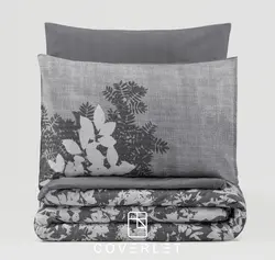 روتختی طوسی طرح برگ کاوری مدل Lunt - کاورلت