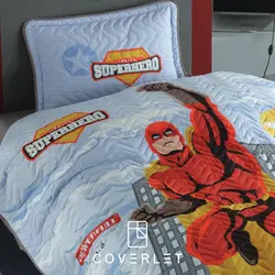 روتختی پنبه دوزی پسرانه طرح ابرقهرمان مدل Superhero - کاورلت