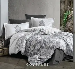 روتختی طوسی تیره طرح‌دار کاوری مدل Azka - کاورلت