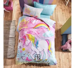 روتختی دخترانه صورتی فانتزی طرح Dream - کاورلت