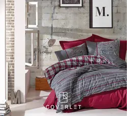 روتختی زرشکی طرحدار کاوری طرح Jonas - کاورلت