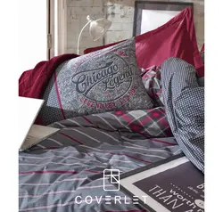 روتختی زرشکی طرحدار کاوری طرح Jonas - کاورلت