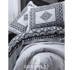 روتختی مشکی طوسی کاوری طرح سنتی مدل Degno - کاورلت