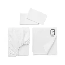 نیم ست روتختی ۴ تیکه (ملحفه کشدوزی + ملحفه روانداز + ۲ روبالشتی) - کاورلت