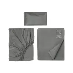 نیم ست روتختی ۴ تیکه (ملحفه کشدوزی + ملحفه روانداز + ۲ روبالشتی) - کاورلت