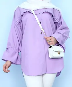 مانتو کوتاه دخترانه داکرون بلوط - پوشاک بانوان نهال