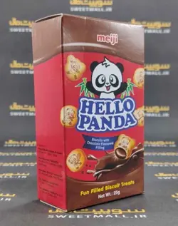 بیسکوییت هلو پاندا شکلاتی 25 گرم Hello Panda
