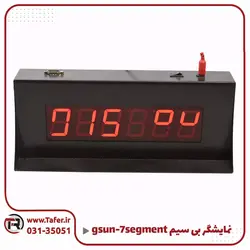 نمایشگر بی سیم gsun-7segment | تافر