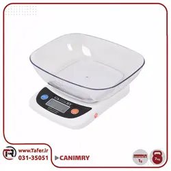 ترازو آشپزخانه 7 کيلو کاسه دار canimry | تافر