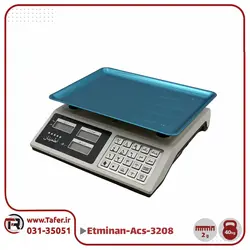 ترازو فروشگاهی 40کیلویی اطمینان مدل ACS-3208 | تافر