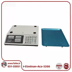 ترازو فروشگاهی 40کیلویی اطمینان مدل ACS-3208 | تافر