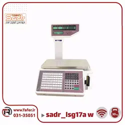 ترازو فروشگاهی 30کیلویی صدر مدلSADR-LSG-17W-30KG