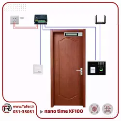 دستگاه حضور و غیاب تشخیص چهره و اثر انگشتی مدل XF100