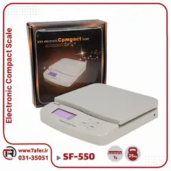 ترازوی آشپزخانه تک نمایشگر 25 کیلوگرم SF-550