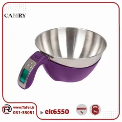 ترازوی آشپزخانه کاسه دار 5 کیلوگرم EK6550