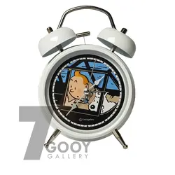 ساعت تن تن قطر 10 سانت - طرح تن تن در هواپیما