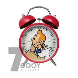 ساعت تن تن قطر 10 سانت - طرح تن تن و میلو متعجب