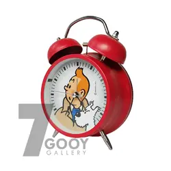 ساعت تن تن قطر 10 سانت - طرح تن تن و میلو متعجب