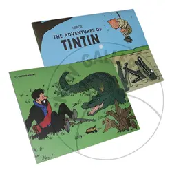 پوشه پلاستیکی دکمه دار تن تن : طرح سوسمار