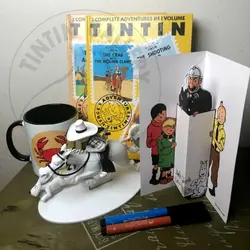 کارت تبریک سه بعدی (پاپ آپ) تن تن و کوییک و فلوپک