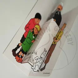 کارت تبریک سه بعدی (پاپ آپ) تن تن و کوییک و فلوپک