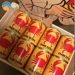 کنسرو خرچنگ پنجه طلايي