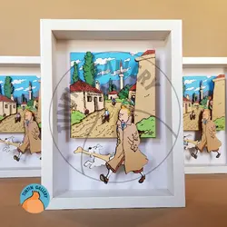 ماکت قاب سه بعدی تن تن در سیلداویا