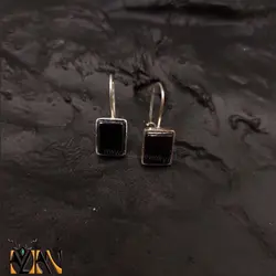 گوشواره نقره سنگ شبق