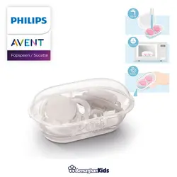 پستانک سیلیکونی 6 تا 18 ماه Philips Avent طرح I love Papa و کشتی
