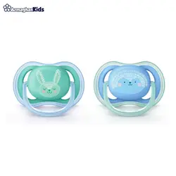 پستانک سیلیکونی 6 تا 18 ماه Philips Avent طرح خرگوش و جوجه تیغی
