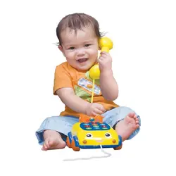 اسباب بازی تلفن موزیکال چرخ‌دار وین فان