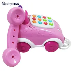 اسباب بازی تلفن موزیکال چرخ‌دار وین فان