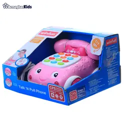 اسباب بازی تلفن موزیکال چرخ‌دار وین فان