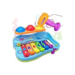 اسباب بازی موزیکال بلز و چکش هولا کد 856