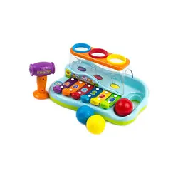 اسباب بازی موزیکال بلز و چکش هولا کد 856