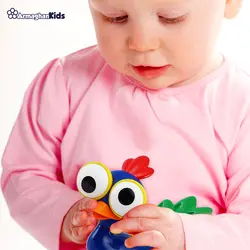 عروسک طاووس چشم گردان تولو