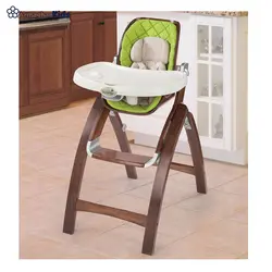 صندلی غذاخوری کودک چوبی سامر مدل Bentwood