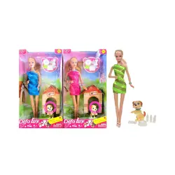 عروسک باربی دفا لوسی بهمراه سگ | Defa Lucy