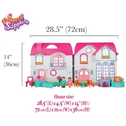 خانه عروسک 16 تکه رد باکس | Redbox Deluxe Doll House