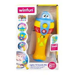 میکروفون چراغدار موزیکال وین فان | Winfun 001803