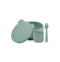 ست ظرف غذای کودک سیلیکونی مینیک اوی اوی | minikoioi