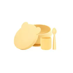 ست ظرف غذای کودک سیلیکونی مینیک اوی اوی | minikoioi