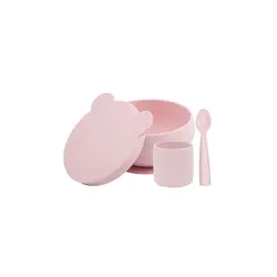 ست ظرف غذای کودک سیلیکونی مینیک اوی اوی | minikoioi