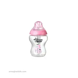 شیشه شیر طلقی 0+ ماه تامی تیپی Tommee Tippee ظرفیت 260 میلی لیتر