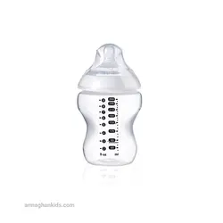 شیشه شیر طلقی 0+ ماه تامی تیپی Tommee Tippee ظرفیت 260 میلی لیتر