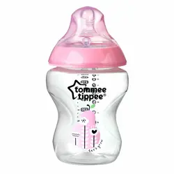 شیشه شیر طلقی 0+ ماه تامی تیپی Tommee Tippee ظرفیت 260 میلی لیتر