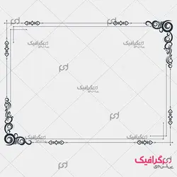 کادر مشکی ساده در فتوشاپ