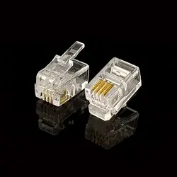 سوکت تلفن گوشی نری ۴ پین بسته ۱۰ عددی