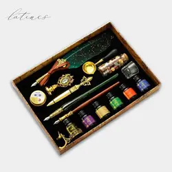 ست خوشنویسی لوکس طرح الیزابت رنگ سبز