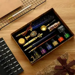 ست خوشنویسی لوکس طرح الیزابت رنگ آبی